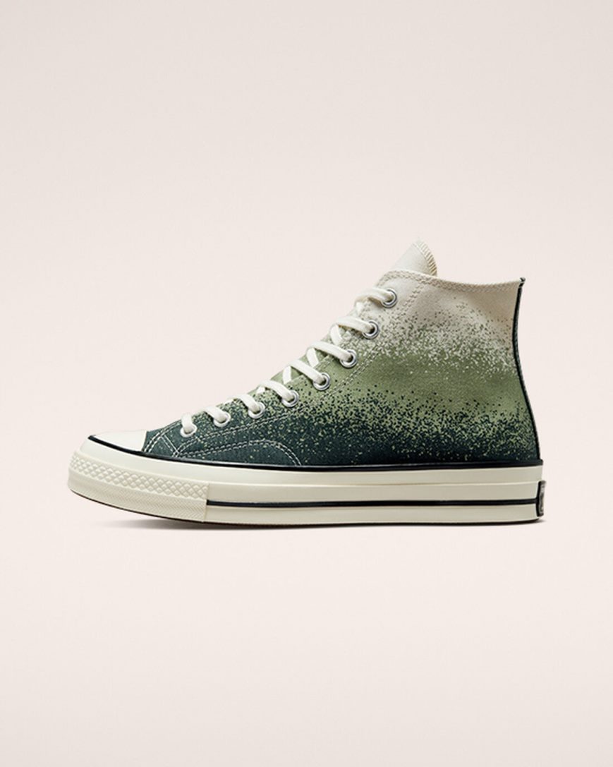 Tenisi Inalti Barbati Converse Chuck 70 Scatter Dye Negrii | RO YZXAJ029